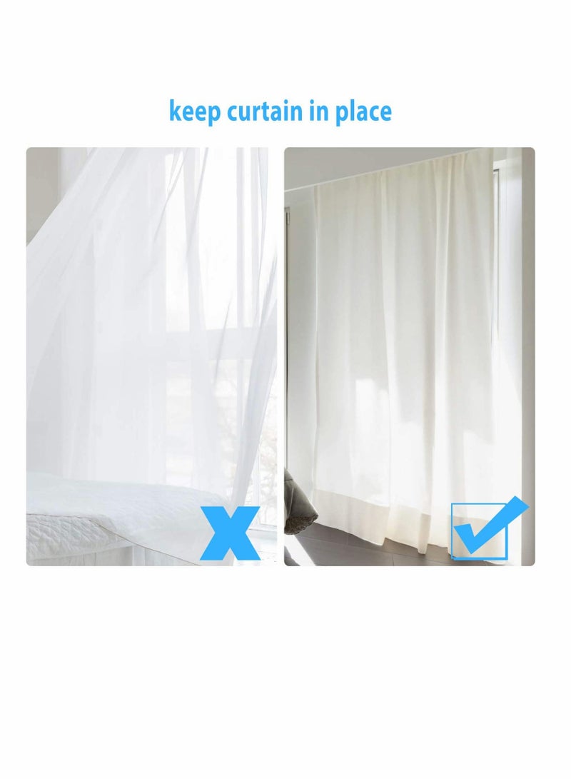 20 Pcs Curtain Weights Bottom Drapery Weights Covered Drapery Weights Fabric Curtain Weights for Curtains Tablecloth and Flags 15 g of Each (60 x 30 mm)