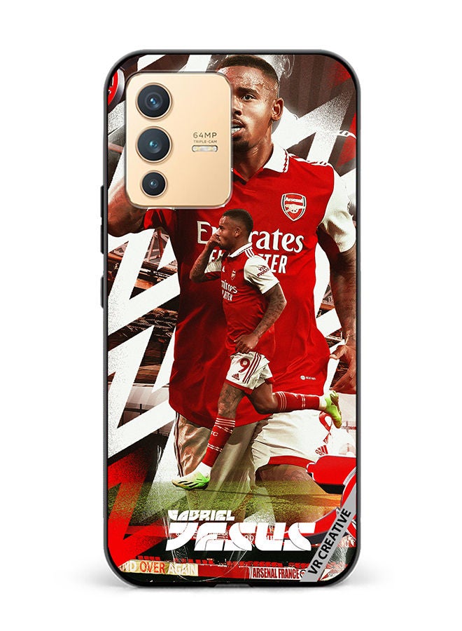 VR CREATIVE Protective Case Cover For Vivo V23 5G Gabriel Jesus Design Multicolour - Image 1