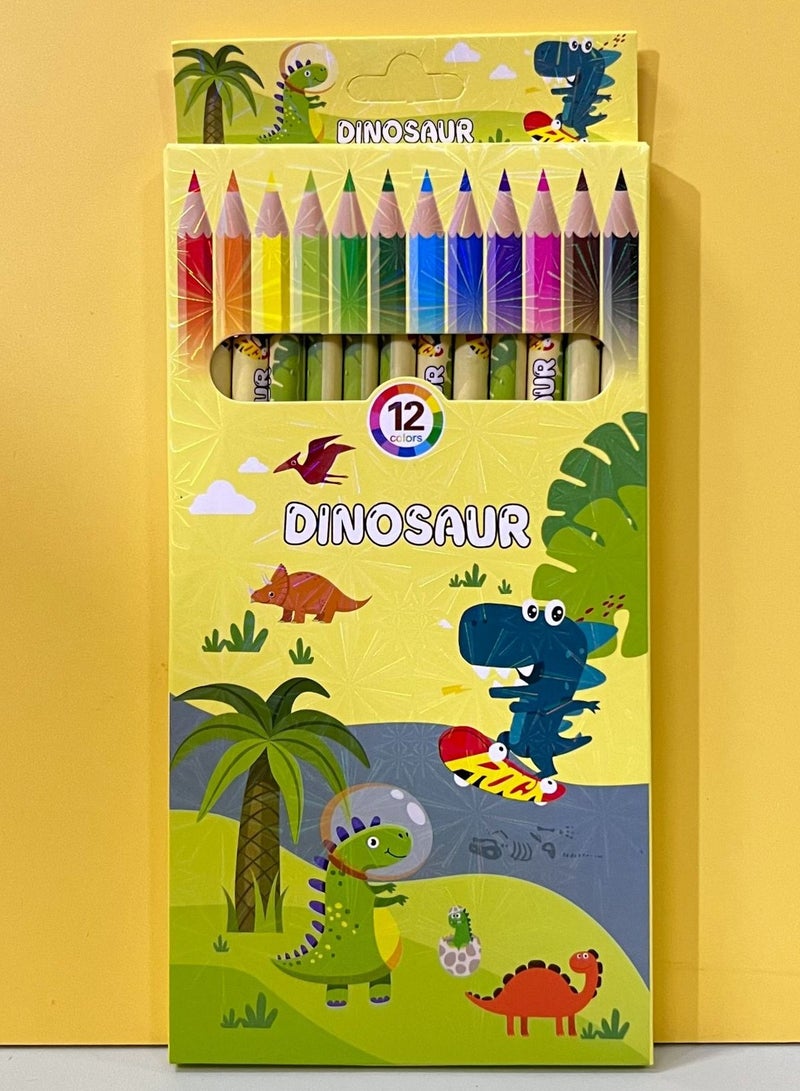 Generic 12 color pencil set color pen 12 color cartoon brush drawing stationery 