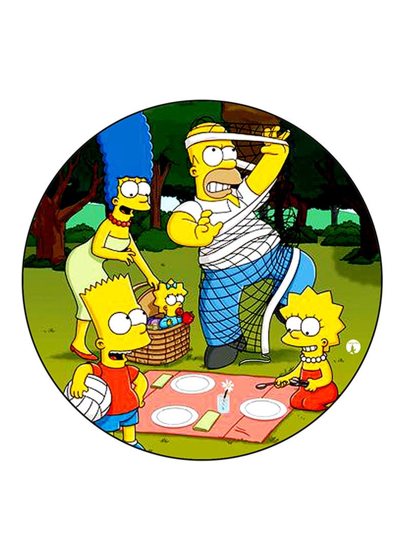 RKN Simpsons Printed Fridge Magnet  Multicolour - Image 1