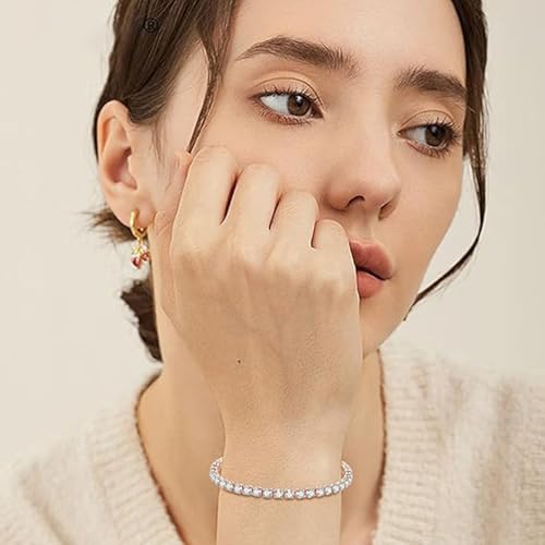 Zytiqt 2PCS Bracelets for Women Stylish, Adjustable Sliding Clasp White and Rose Gold Finish, Elegant Design for Casual and Formal Wear, Ideal Gift for Various Occasions - Image 5