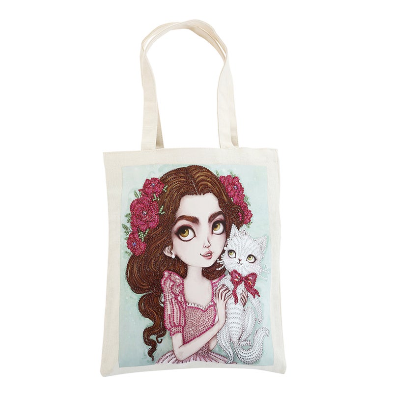 Diamond Painting Handbag DIY Diamond Art Handbag Cross Stitch Embroidery Craft Portable Handbag - Image 1