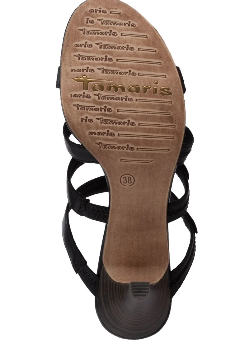 Tamaris Leather Midheel Sandals