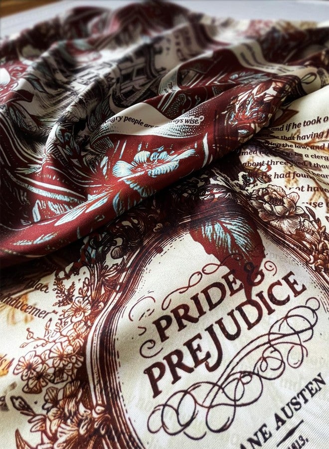 Universal Zone Pride & Prejudice Satin Scarf - Neck, Head & Bag Scarf. Pemberley, Jane Austen Gift, Light Academia - Image 4
