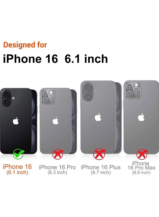 دبليو أف أف أو لحافظات iPhone 16 - جراب هاتف 3D Crystal Butterfly - غطاء هاتف كاميليا أبيض شفاف - حافظة هاتف واقية من الصدمات TPU - أنيق وبسيط - هدية - Image 2