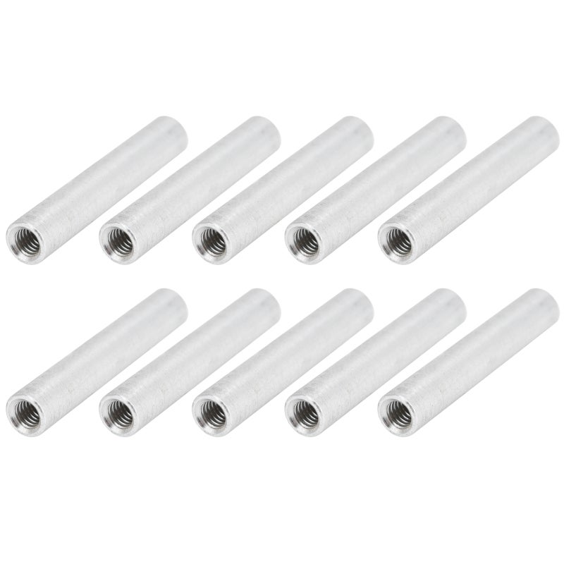 Aluminum Alloy Round Standoff 6mm OD Anodized - M4 x 0.7mm Thread - Spacer for Structural Support - Image 2