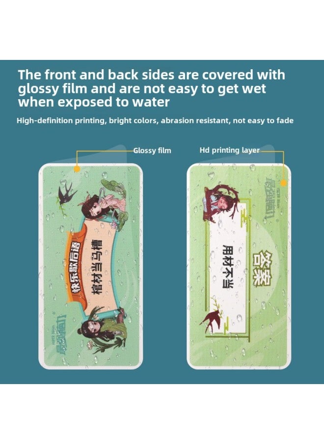 Children's Educational Board Game Idiom Collection Card Parent-child Interactive Game Development Mental Literacy Card Game Card-Color:]  - Image 3
