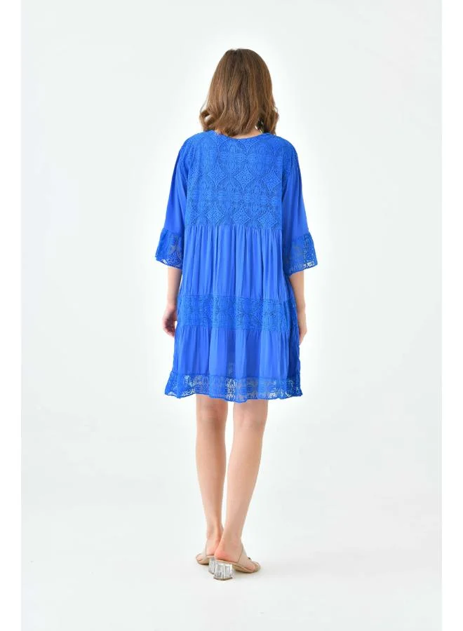 Hoxton Gal Tiered Lace Dress