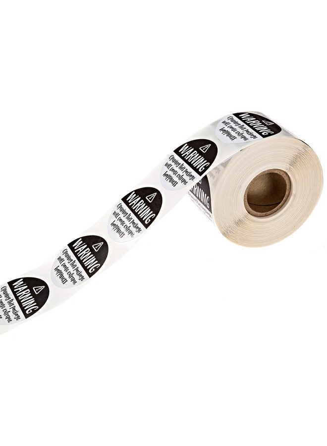 SBlabels Black And White Adorable Warning Extreme Happiness Labels / 500 Cute Small Business Package Stickers / 1.5 Labels Adorable Happy Mail Envelope Seals/Made In The Usa - Image 3