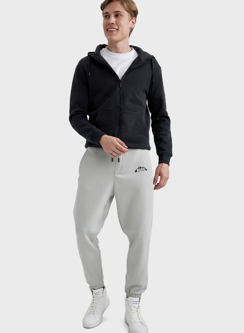 DeFacto Drawstring Cuffed Sweatpants - Image 1