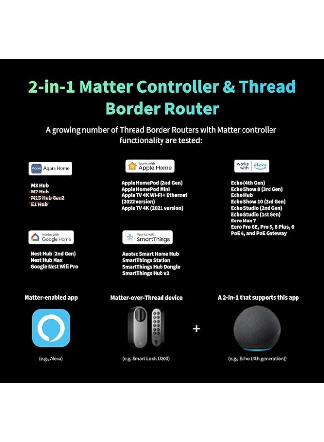 أكارا قفل أكارا الذكي U200 (مع بصمة الإصبع)، بغطاء غير لامع، قفل باب ذكي مزود بمفتاح أبل هوم وبطارية قابلة للشحن، يدعم هوم كيت، وجوجل هوم، وأليكسا - أسود - Image 3