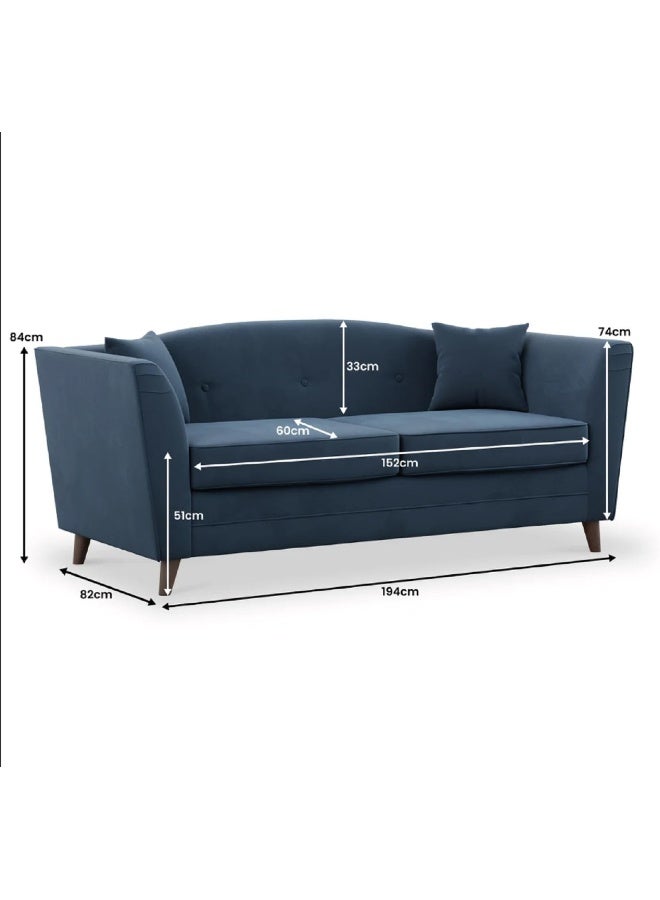 Zayn comforts Luxury Velvet Sofa - Modern Classic Design - Image 2