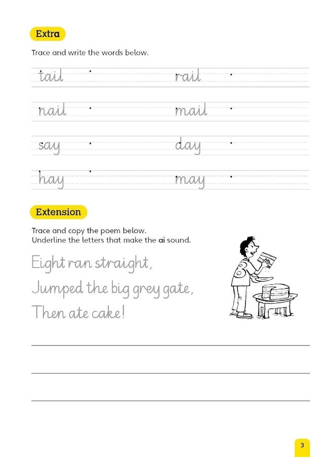 Nelson Handwriting: Year 2/Primary 3: Workbook 2A (pack of 10)  - Image 3