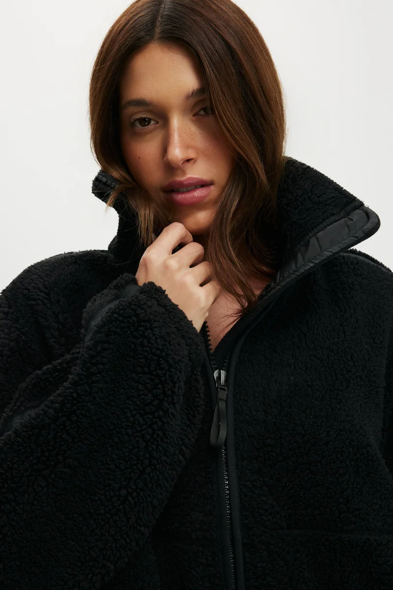 Cotton On  Trail Sherpa Jacket for Women | Best Price UAE
