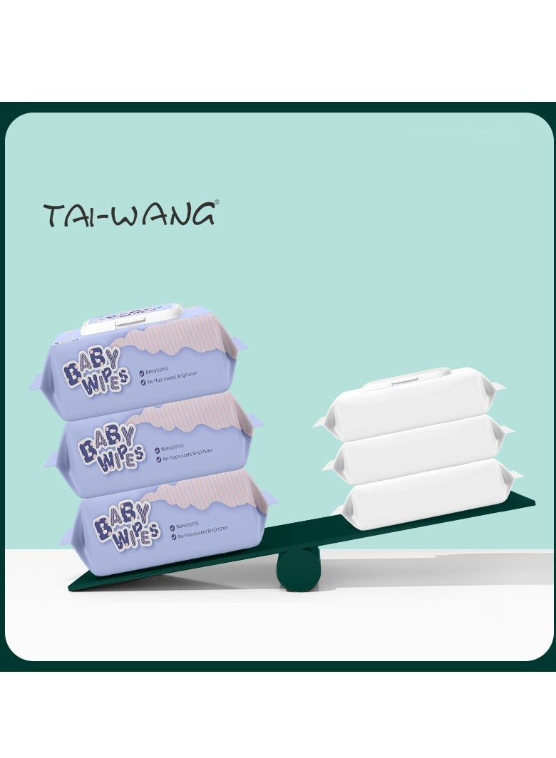 TAI-WANG Water Baby Wipes 99% Water Based Wipes Unscented and Hypoallergenic for Sensitive Skin 960 Count 12 packs - Image 2