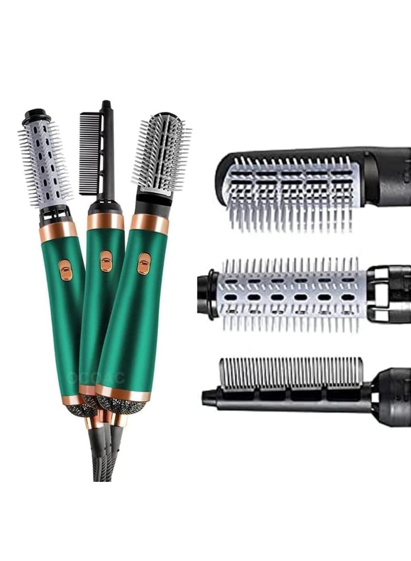 JAJEEK New Hair Dryer Brush 3-in-1 Hot Air Blow Dryer – Electric Hair Dryer Blow Dryer Comb, Rotating Hot Air Brush, Hair Straightener Brush, Curler Comb Roller Blow Dryer - Image 2