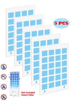 BUPY Replacement Glue Boards Compatible with Plug-in Indoor Insect Trap Mosquito Trap - Refills Glue Cards for Flying Insect Trap MK0015 (Model), Mosquito Killer Glue Pads (5 Pack)  - Image 1