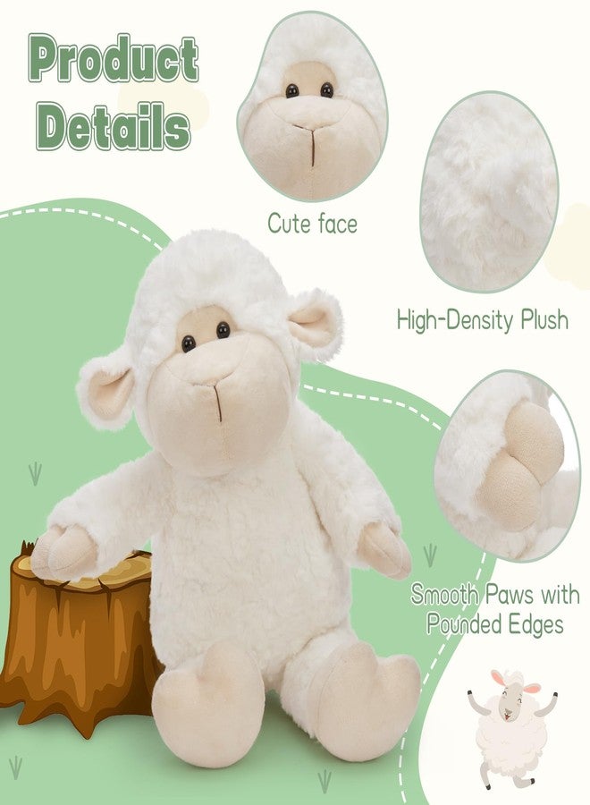 MaoGoLan Sheep Stuffed Animal 22inch Plush Goat for Girls, Cute Lamb Plush Toy Cuddly Stuffed Pillow Gifts for Kids Christmas Valentine's Day Birthday Easter Graduation - Image 2