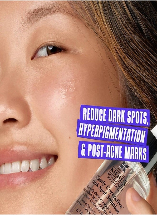 Kiehl's Kiehl's Clearly Corrective Dark Spot Solution – Brightening & Even-Tone Serum with Activated C, White Birch, & Peony Extract, Reduces Dark Spots & Hyperpigmentation, 15ml (0.5oz)  - Image 4