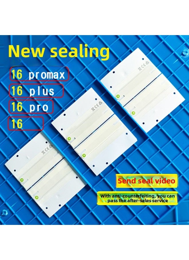 Generic - Suitable For Apple 16 Seal Sticker 15/16ProMax Original Seal Seal Sticker Sealing Box Sticker-Color:Ordinary Version Of One-piece Seal [upper And Lower Set]-Size:Model: 13 - Image 1