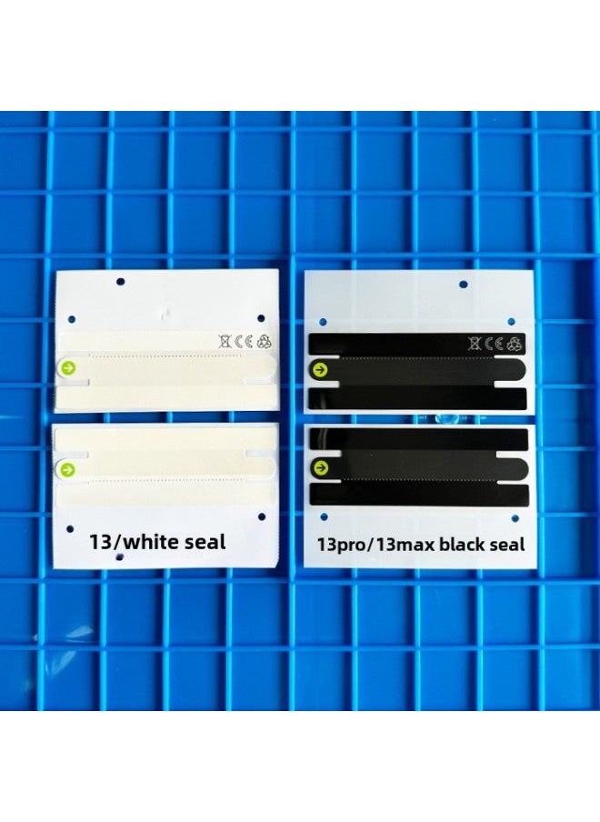 Generic - Suitable For Apple 16 Seal Sticker 15/16ProMax Original Seal Seal Sticker Sealing Box Sticker-Color:Ordinary Version Of One-piece Seal [upper And Lower Set]-Size:Model: 13 - Image 1