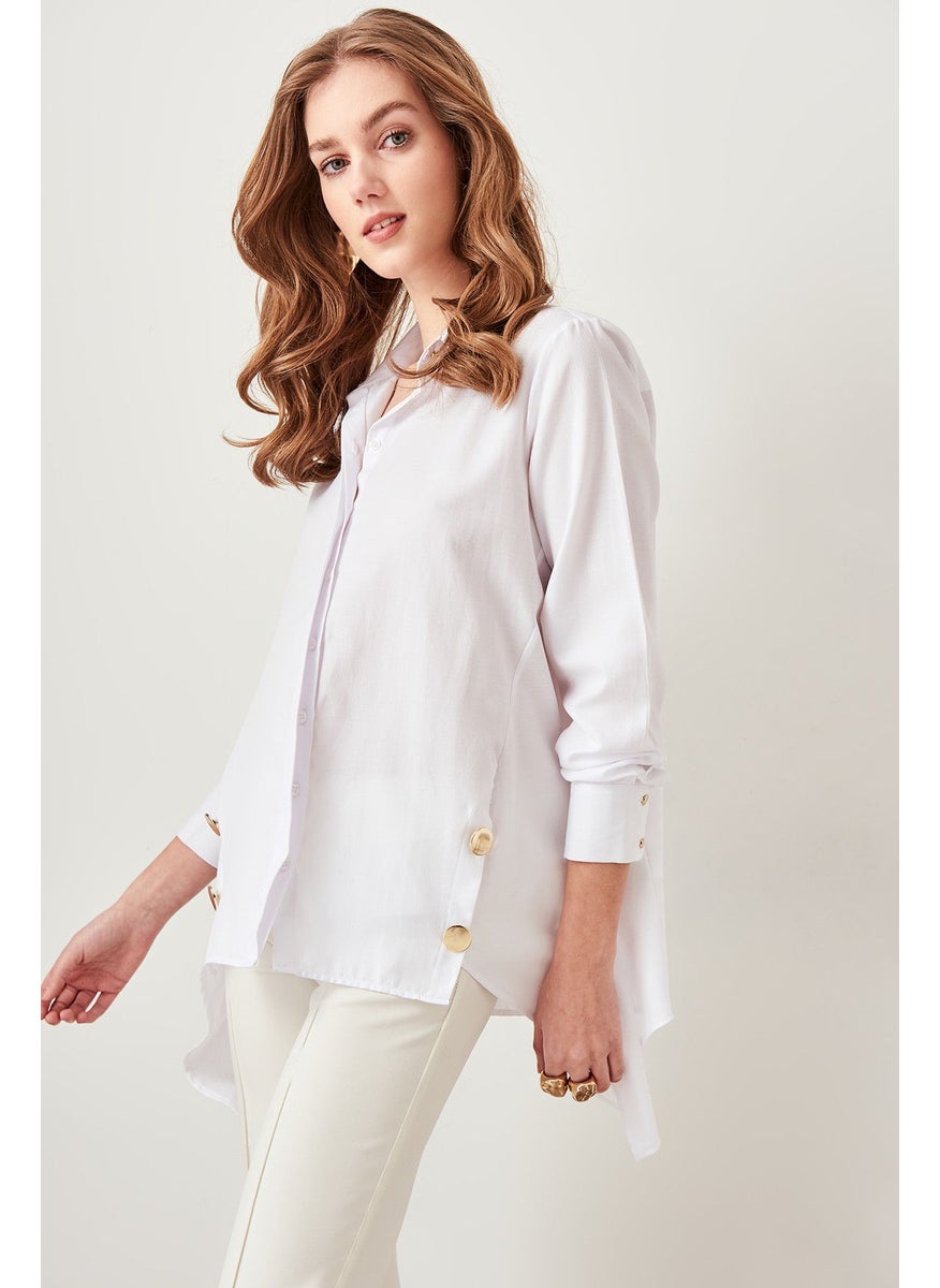 ترينديول Button Detail Shirt  - Image 4