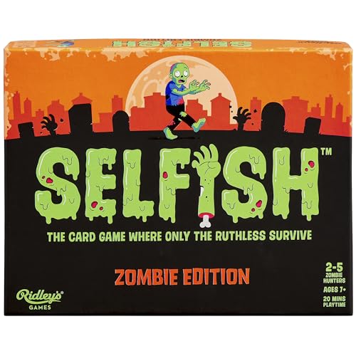 Ridley's Ridleys Selfish Zombie Edition Card Game Easy to Play Party Game for Groups Ideal for 25 Players Ages 7 Makes a Great Gift Idea - Image 1