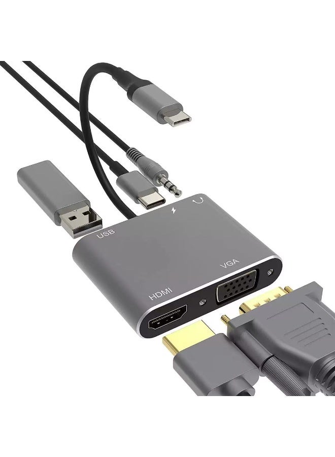 سيميا Cimia Usb C Hub Adapter Multiport 5 In 1 usbc 100W