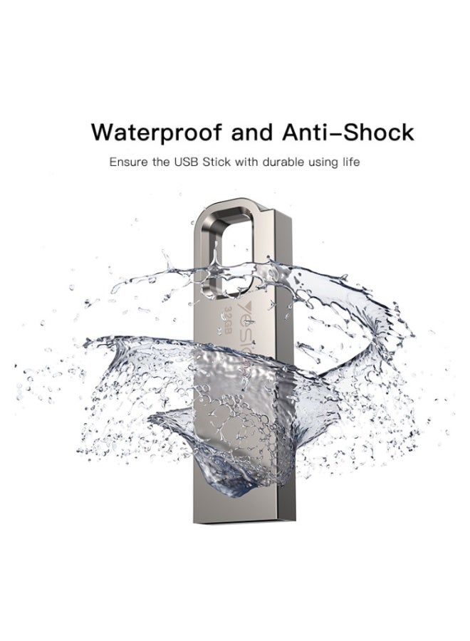 يسيدو قرص فلاش USB FL13 معدني سريع البيانات بسعة 32 جيجابايت بمنفذ USB 2.0 - Image 4