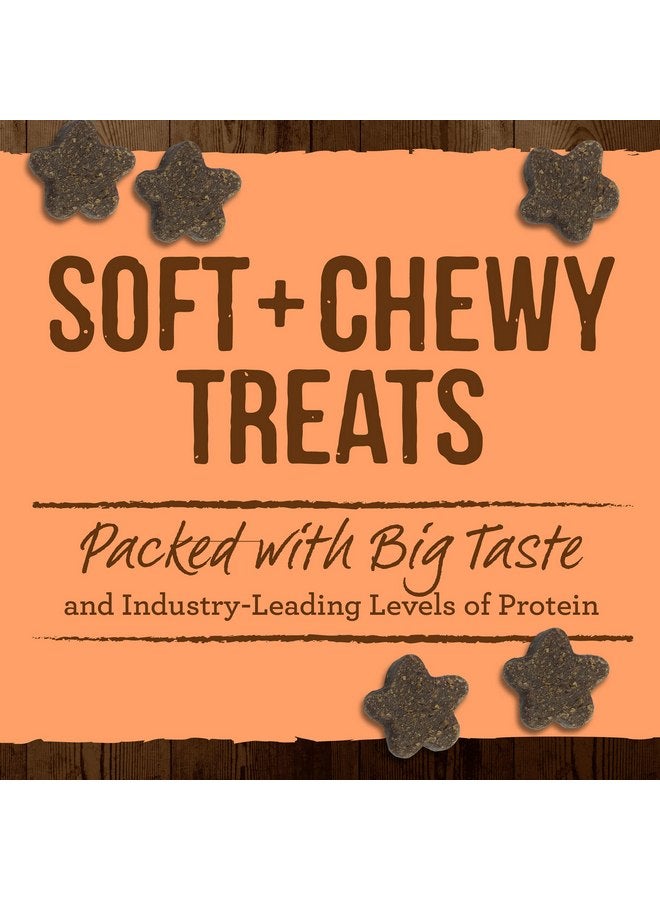 ميريك وجبة خفيفة من اللحوم الطبيعية الناعمة والقابلة للمضغ من Merrick Power Bites للكلاب، خالية من الحبوب مع وصفة سمك السلمون الحقيقي - كيس 6 أونصة - Image 3