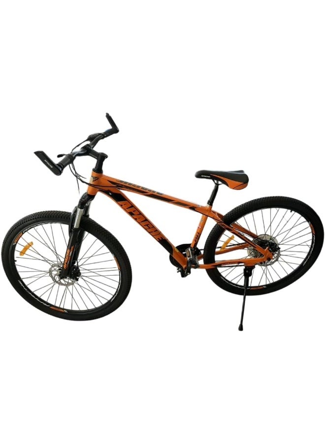 Challengers Aluminum 21-Speed Rectangular Mountain Bike, Size 29, Orange - Image 2