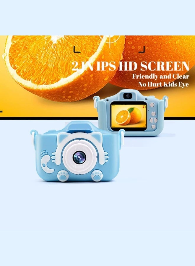 MANAM TRADING 12MP Front and Back Dual Cameras for Taking Photos and Recording Videos, Game Children Camera Built-in Multiple Cute Cartoon Photo Frames with 2.0in IPS Screen Gift - Image 4