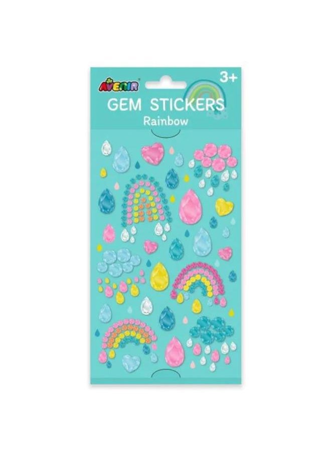 Avenir Gem Stickers Rainbows 