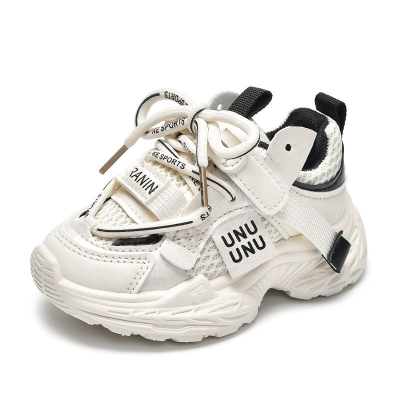 Mesh Sneakers Lightweight Flexible Sole Walking Shoes For Kids Indoor And Outdoor Activities - Image 1
