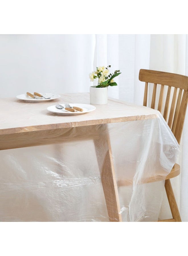 Temeiju Disposable Tablecloth, Thickened, Waterproof And Oil-proof, Perforated Table Cover, Extended Square Shape, 200*200cm, 20 Pieces - Image 4