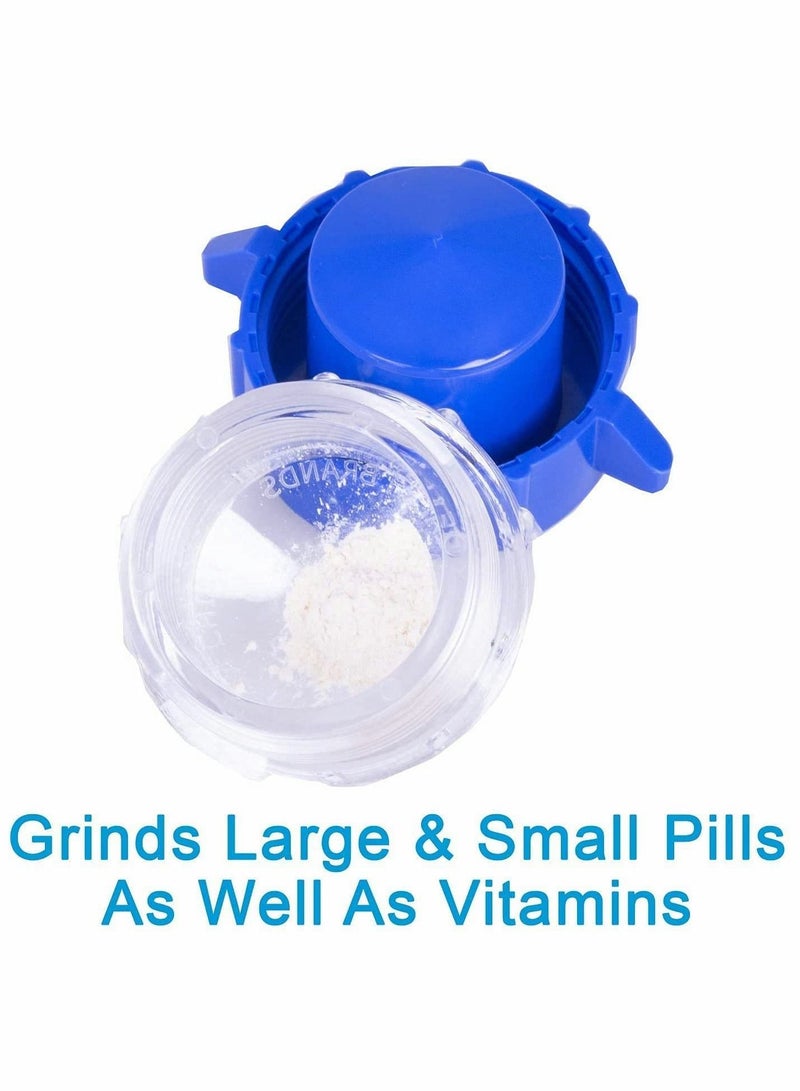 Excefore Pills Crushers, Professional and Domestic Pills Pulverizer, with Built-in Pillbox, for Elderly Persons  - Image 2