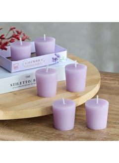 Qara 6-Piece Lavender and Chamomile Votive Candle Set 48 g - pzsku/Z54F1BC2292F65227ECE3Z/45/_/1717507558/ea25f145-1065-48dd-b1de-7743f228752c