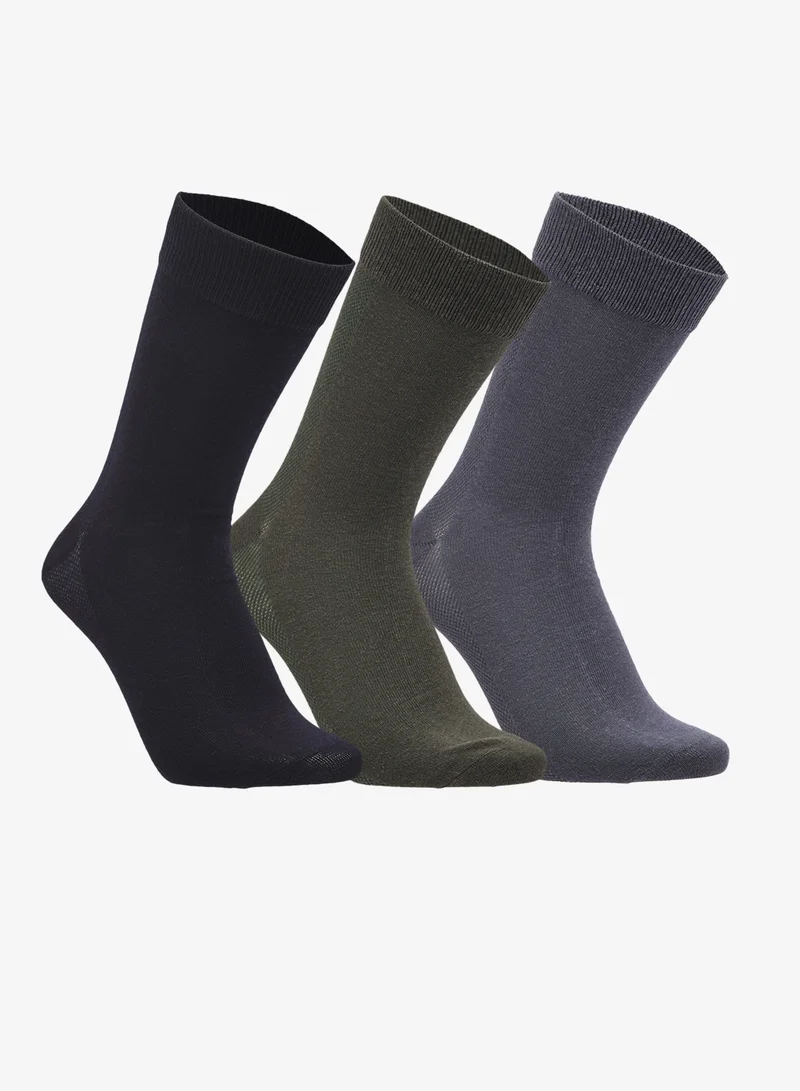 JACK & JONES 3 Pack Solid Socks