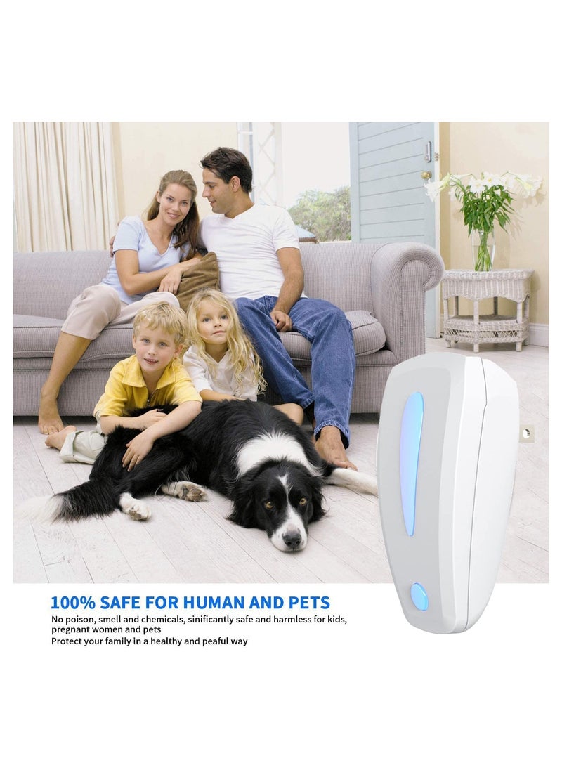 SYOSI - 2 Packs Ultrasonic Pest Repeller Mouse Repellent Indoor Pest Control Pest Repellent Ultrasonic Plug in Spider Repellent Indoor Ultrasonic Repellent for Roach Rodent Mouse Bugs Mosquito Mice - Image 1