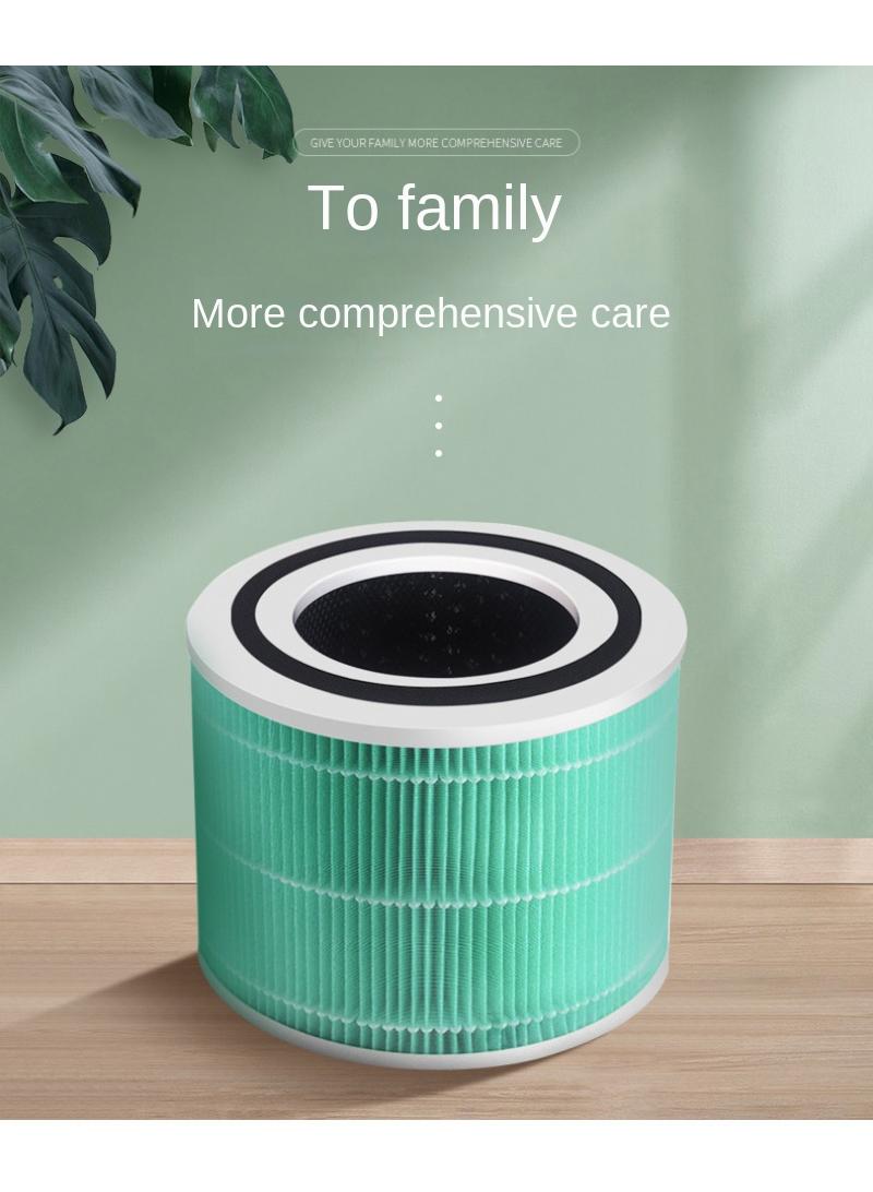 Y&D فلتر تنقية الهواء البديل متوافق مع فلتر تنقية الهواء Levoit Core 300 مع فلتر كربون نشط عالي الكفاءة أخضر - Image 2