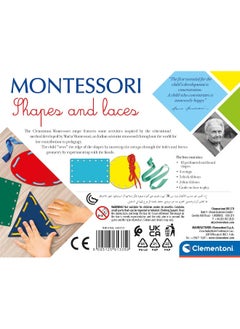 Clementoni Clementoni Montessori - Shapes and Laces Educational Toy- For Age 3 Years+ Years Old  - Image 3