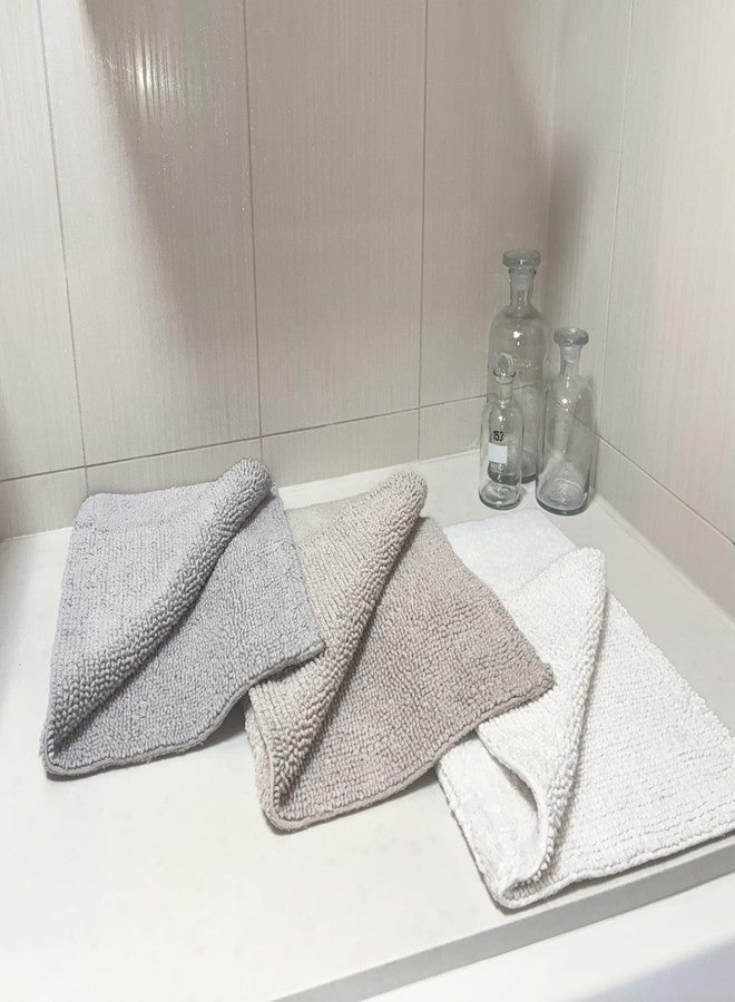 Cruiser’s Cache Cruiser’s Caché Classic Organic Cotton Loop Bath Mat, 17" x 24" Fog Gray Bath Rug - Image 3