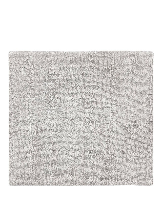 Cruiser’s Cache Cruiser’s Caché Classic Organic Cotton Loop Bath Mat, 17" x 24" Fog Gray Bath Rug - Image 2