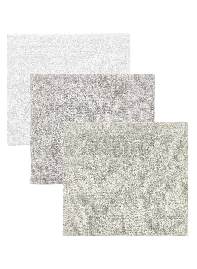 Cruiser’s Cache Cruiser’s Caché Classic Organic Cotton Loop Bath Mat, 17" x 24" Fog Gray Bath Rug - Image 4