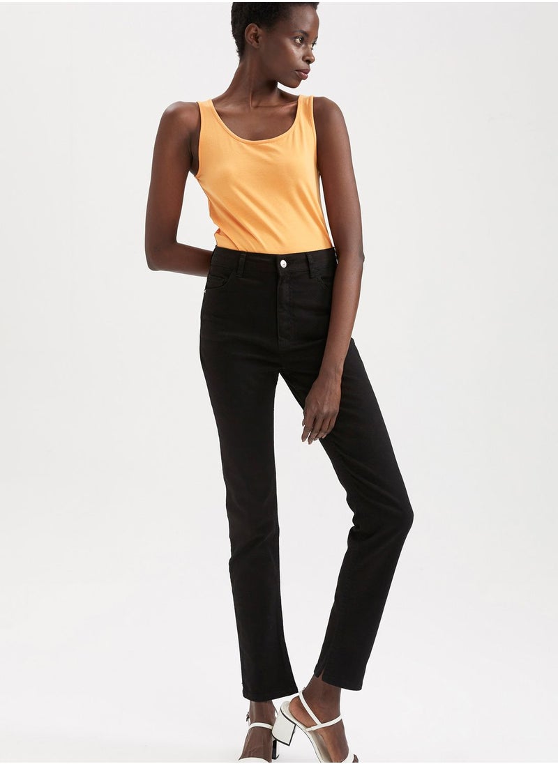DeFacto - Woman Slim Fit Knitted Tank Top - Image 1