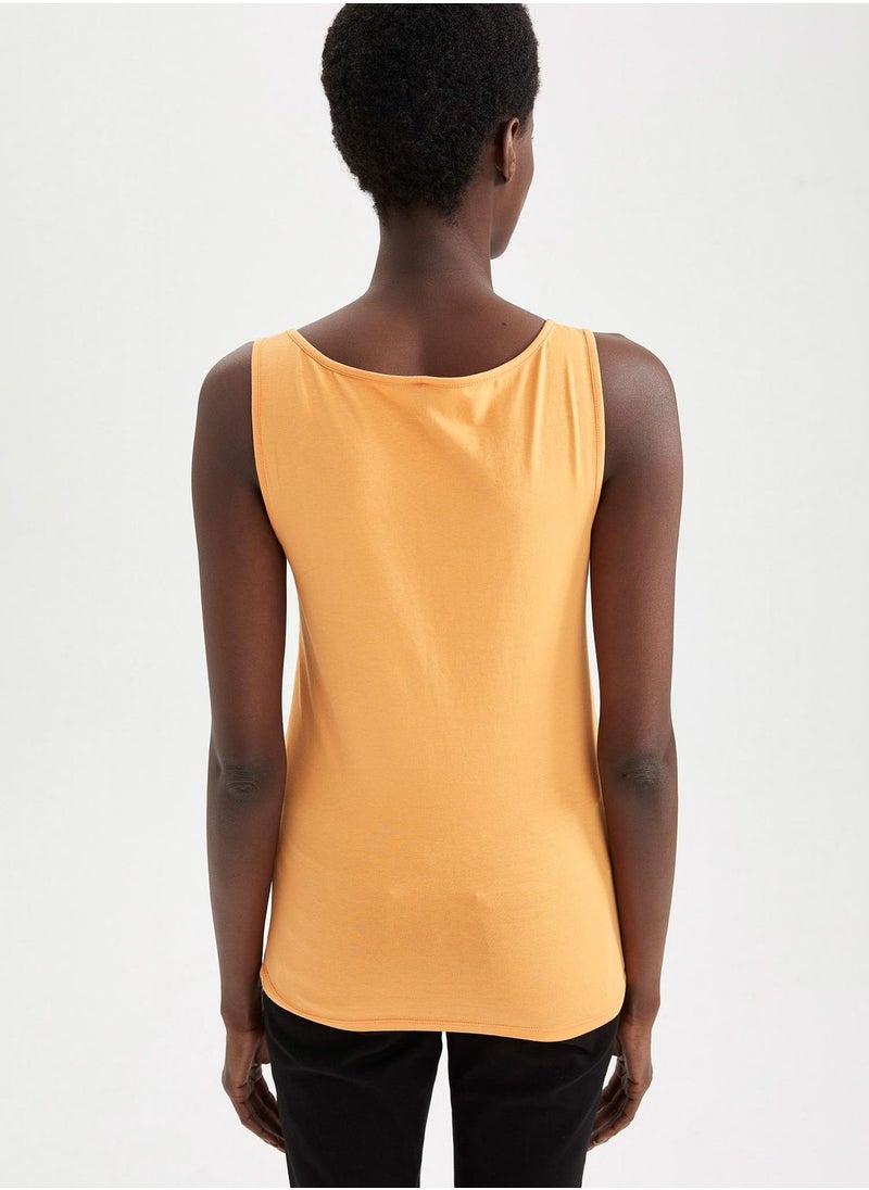 DeFacto - Woman Slim Fit Knitted Tank Top - Image 1