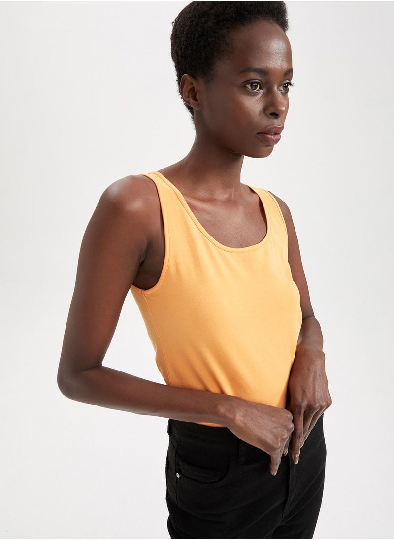DeFacto - Woman Slim Fit Knitted Tank Top - Image 1