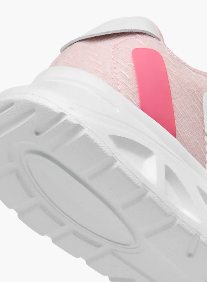 Dash Panelled Sports Shoes with Hook and Loop Closure