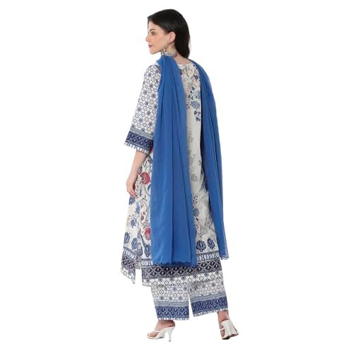 Biba Women's Off White Cotton A-line Suit Set - Image 4