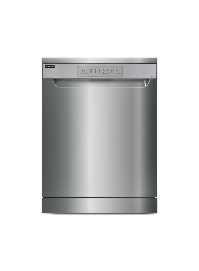 Fresh 60cm Dishwasher - 6 Washing Programs, Stainless Steel, Made in Turkey - Model 500013747 - Image 1